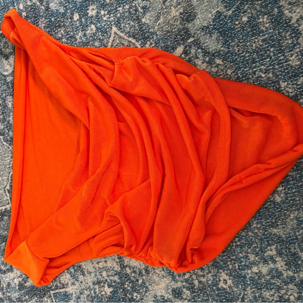 Vibrant Orange Swimsuit Bottom
